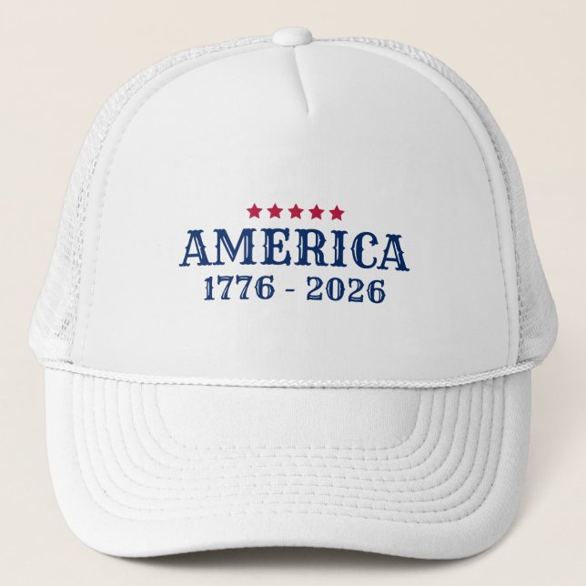 Amerika 1776-2026 truckerkappe (Vorderseite)