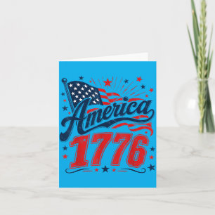Amerika 1776 4. Juli 250. Jubiläum Männer Karte