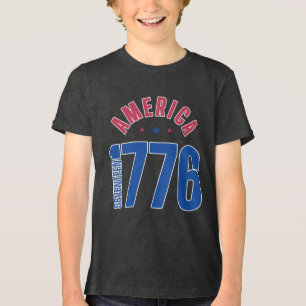 AMERIKA 1776 Jahr der Freiheit Tri-Blend Shirt