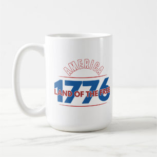 AMERIKA 1776 LAND DER FREIEN KAFFEETASSE