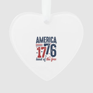 Amerika 1776 Land der Freien Vintage Patriotisches Ornament