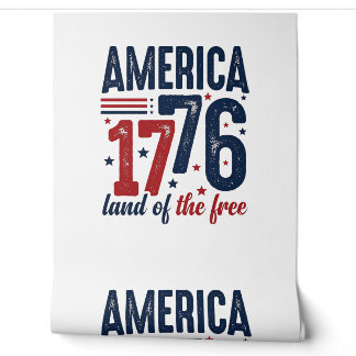 Amerika 1776 Land der Freien Vintage Patriotisches Tapete