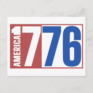 AMERIKA 1776 POSTKARTE