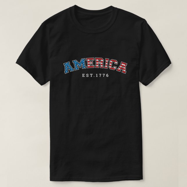 Amerika: 1776 T-Shirt (Design vorne)