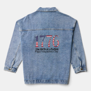 Amerika 1776 Unabhängigkeitstag Jeansjacke