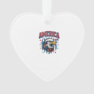 Amerika 1776 Vintage Adler Patriotisches Shirt Des Ornament