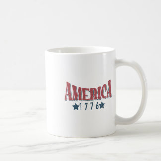 Amerika 1776 Zuhause des freien 4. Juli Kaffeetasse