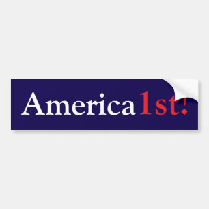 Amerika 1. autoaufkleber
