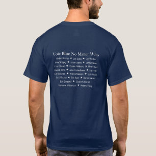 Amerika 2020: Abstimmungs-Blau egal wer T-Shirt