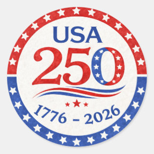 Amerika 250 Aufkleber 1776 2026 Patriotisch USA