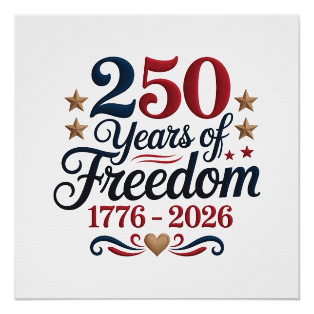 Amerika 250 Badezimmer-Kunst Poster (Vorderseite)