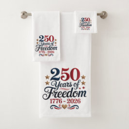 Amerika 250 badhandtuch set