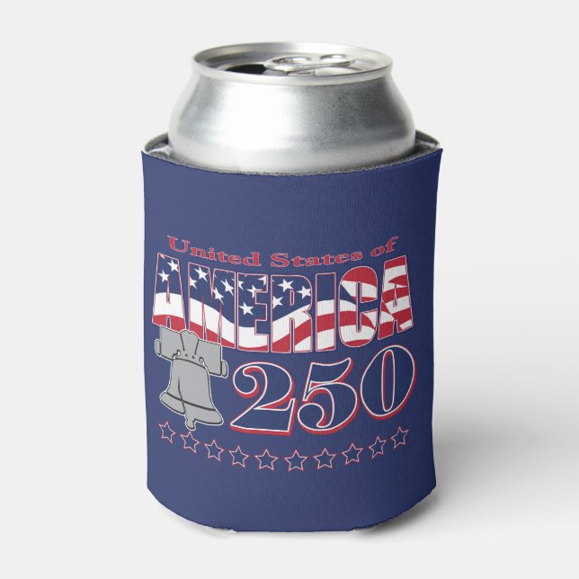 Amerika 250 dosenkühler (Kanne Vorderseite)