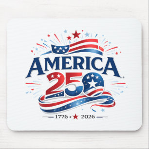 Amerika 250 Feier 1776–2026 Jubiläum Mousepad