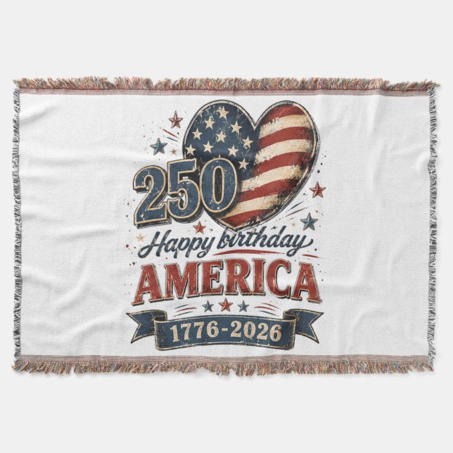 Amerika 250-Feier Decke (Vorderseite)