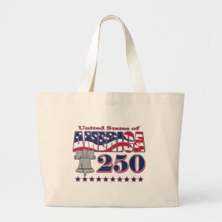 Amerika 250. Freiheitsglocke Jumbo Stoffbeutel