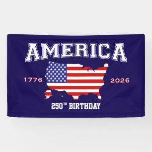 Amerika 250 Geburtstag 1776-2026 Banner