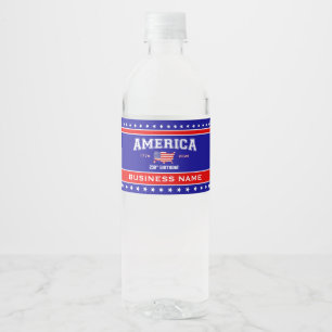 Amerika 250 Geburtstag 1776-2026 Wasserflaschenetikett