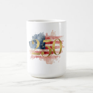 Amerika 250. Geburtstags-T-Shirt Kaffeetasse