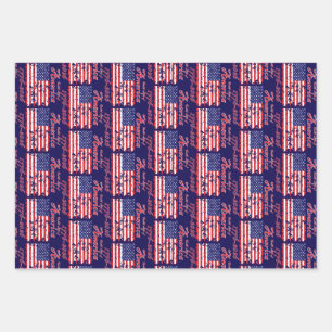 Amerika 250 geschenkpapier set