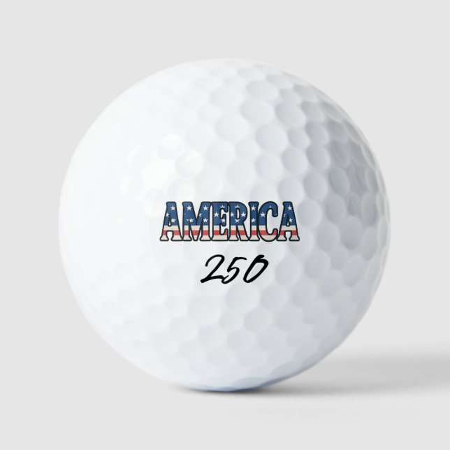 Amerika 250-Jahr-Feier Golfball (Vorderseite)