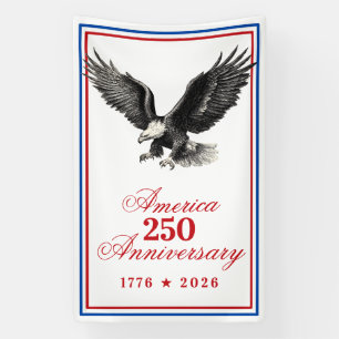 Amerika 250-Jahr-Jubiläum Weißkopfseeadler Banner