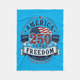Amerika 250 Jahre 17762026 4. Juli Fleecedecke