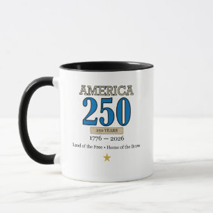 Amerika 250 Jahre 1776–2026 Vintage Patriotischer Tasse