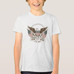 Amerika 250 Jahre 1776–2026 Vintage Patriotischer  Tri-Blend Shirt