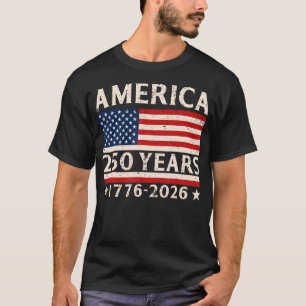 Amerika 250 Jahre 4. Juli 250. Jubiläum T-Shirt