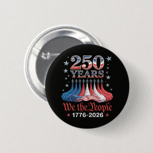 Amerika 250 Jahre 4. Juli Button