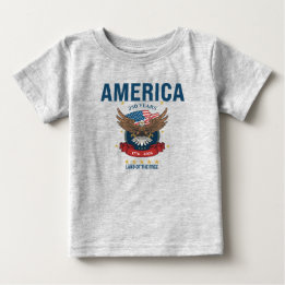 Amerika 250 Jahre Adler Patriotisch Rot Weiß Blau Baby T-shirt
