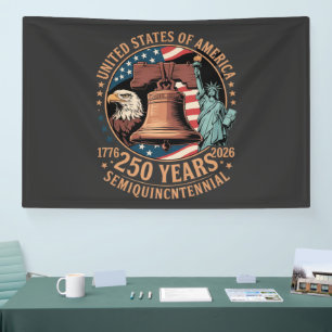 Amerika 250 Jahre Banner