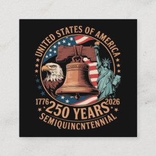 Amerika 250 Jahre Begleitkarte