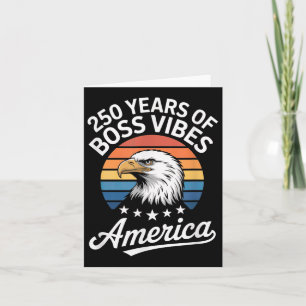 Amerika 250 Jahre Boss Vibes Vintag USA Karte