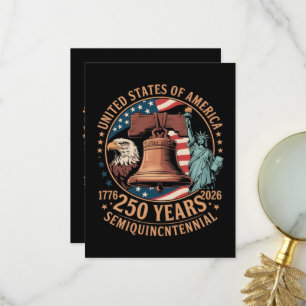 Amerika 250 Jahre Dankeskarte