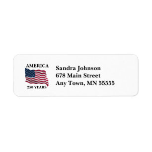 Amerika 250 Jahre Flagge