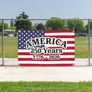 Amerika 250 Jahre Flagge Banner