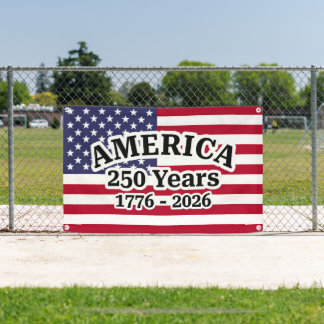 Amerika 250 Jahre Flagge Banner