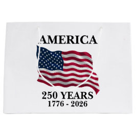 Amerika 250 Jahre Flagge Große Geschenktüte