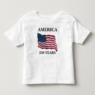 Amerika 250 Jahre Flagge Kinder Kleinkind T-shirt