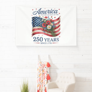 Amerika 250 Jahre Freiheit 1776 2026 Banner