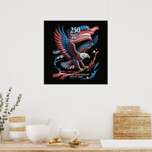 Amerika 250 Jahre Freiheit 1776-2026 Poster