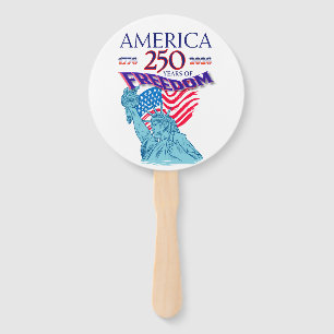 AMERIKA 250 JAHRE FREIHEIT STATUE DER FREIHEIT FÄCHER