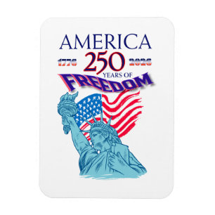 AMERIKA 250 JAHRE FREIHEIT STATUE DER FREIHEIT MAGNET