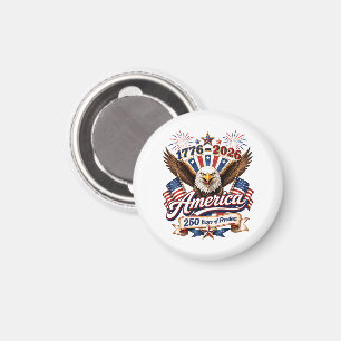 Amerika 250 Jahre Freiheitsadler Magnet