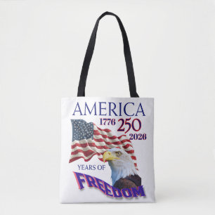 Amerika 250 Jahre Freiheitsflagge mit Weißkopfseea