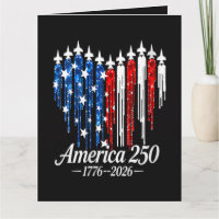 Amerika 250 Jahre Herzflagge
