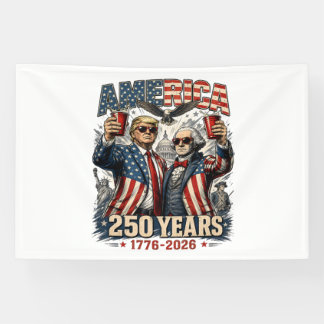 Amerika 250 Jahre patriotische Feier Banner