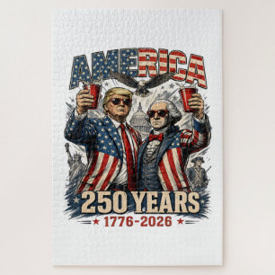 Amerika 250 Jahre patriotische Feier Puzzle